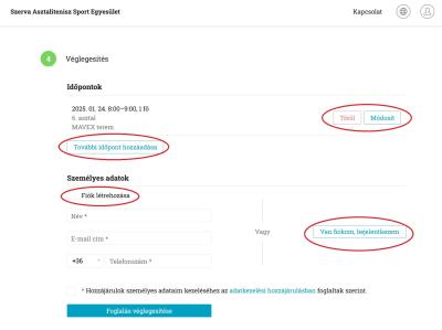 Screenshot Foglalas Veglegesites Screenshot Foglalas Veglegesites